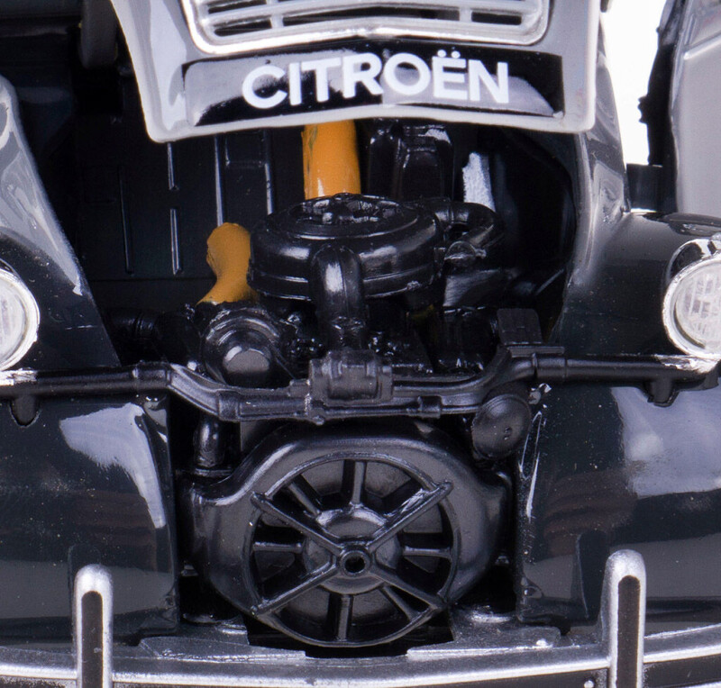 Welly Citroen 2CV Skala 1:24 černošedá